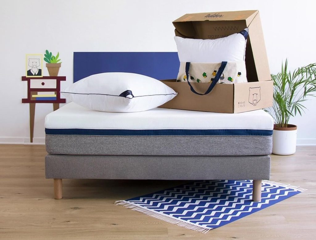 matelas Tediber avec deux oreillers en cadeau